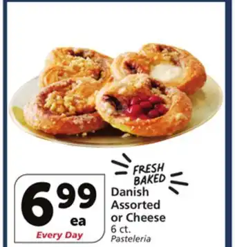 Albertsons Danish Assorted or Cheese offer