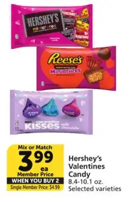 Albertsons Hershey's Valentines Candy offer