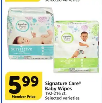 Vons Signature Care Baby Wipes offer