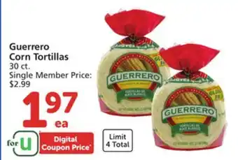 Vons Guerrero Corn Tortillas offer