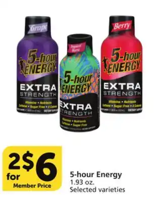 Vons 5-hour Energy offer