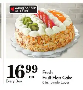 Pavilions Fresh Fruit Flan Cake offer