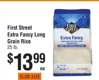 Smart & Final First Street Extra Fancy Long Grain Rice offer