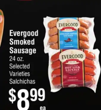 Smart & Final Evergood Smoked Sausage offer