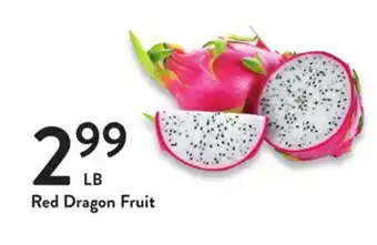 Fresh Thyme Red Dragon Fruit offer