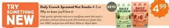 Fresh Thyme Daily Crunch Sprouted Nut Snacks offer