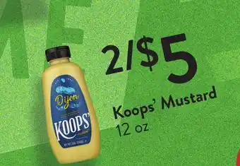 Fresh Thyme Koops' Mustard offer