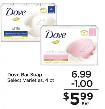 Food 4 Less Dove Bar Soap offer