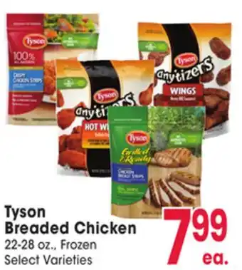 Jewel-Osco Tyson Breaded Chicken offer