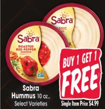 Jewel-Osco Sabra Hummus offer