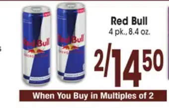 Jewel-Osco Red Bull offer