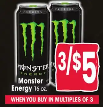 Jewel-Osco Monster Energy offer