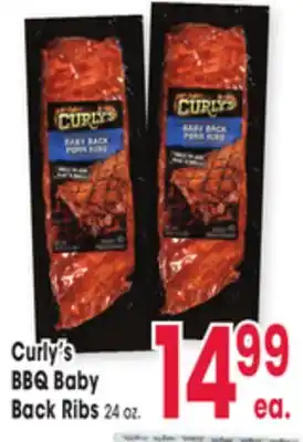 Jewel-Osco Curly's BBQ Baby Back Ribs offer