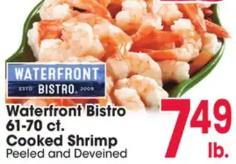 Jewel-Osco Waterfront Bistro 61-70 ct. Cooked Shrimp offer