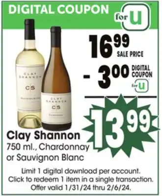 Jewel-Osco Clay Shannon offer