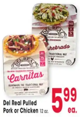Jewel-Osco Del Real Pulled Pork or Chicken offer