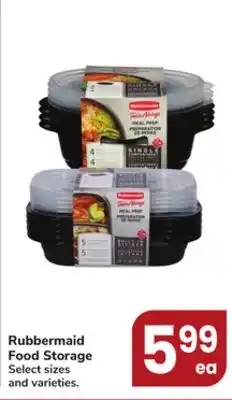Jewel-Osco Rubbermaid Food Storage offer