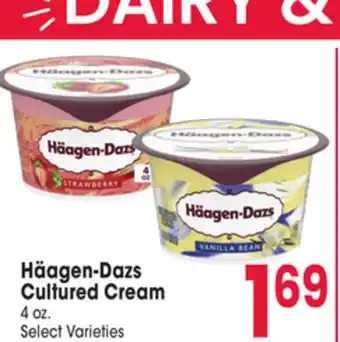 Jewel-Osco Häagen-Dazs Cultured Cream offer