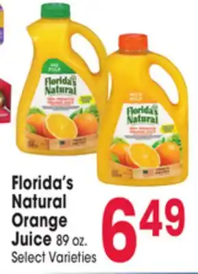 Jewel-Osco Florida's Natural Orange Juice offer