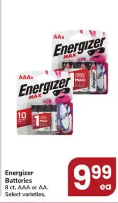 Jewel-Osco Energizer Batteries offer