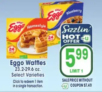 Jewel-Osco Eggo Waffles offer