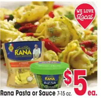 Jewel-Osco Rana Pasta or Sauce offer