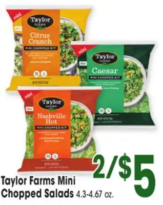Jewel-Osco Taylor Farms Mini Chopped Salads offer