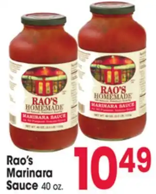 Jewel-Osco Rao's Marinara Sauce offer