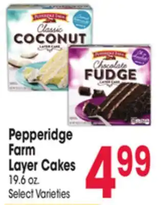 Jewel-Osco Pepperidge Farm Layer Cakes offer