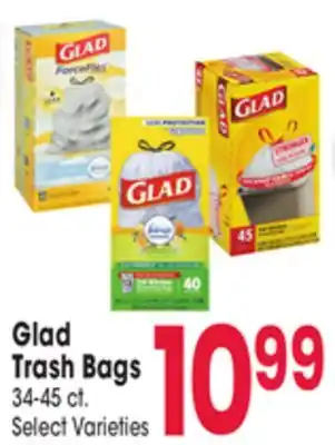 Jewel-Osco Glad Trash Bags offer