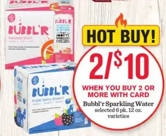 Mariano's Bubbl'r Sparkling Water offer