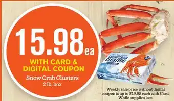 Mariano's Snow Crab Clusters offer