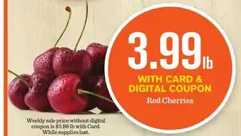 Mariano's Red Cherries offer