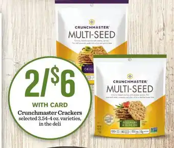 Mariano's Crunchmaster Crackers offer