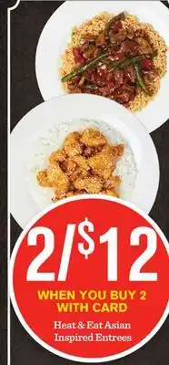 Mariano's Heat & Eat Asian Inspired Entrees offer