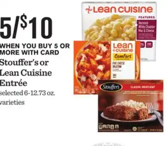 Mariano's Stouffer's or Lean Cuisine Entrée offer