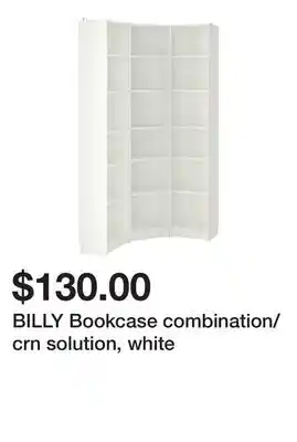 Ikea BILLY Bookcase combination/crn solution, white offer