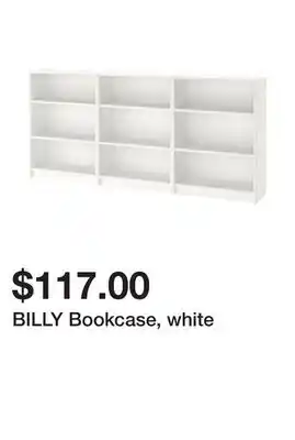 Ikea BILLY Bookcase, white offer