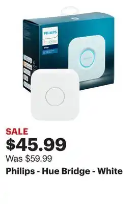 Best Buy Philips - Hue Bridge - White offer