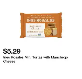 Wegmans Inés Rosales Mini Tortas with Manchego Cheese offer