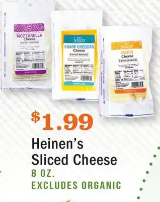 Heinen's Heinen's Sliced Cheese offer
