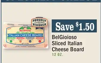 Heinen's BelGioioso Sliced Italian Cheese Board offer