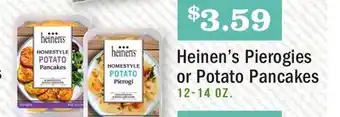 Heinen's Heinen's Pierogies or Potato Pancakes offer
