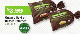Heinen's Organic Gold or Russet Potatoes offer