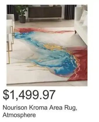 Costco Nourison Kroma Area Rug, Atmosphere offer