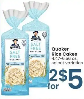 Albertsons Quaker Rice Cakes offer