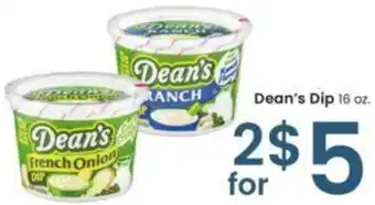 Albertsons Dean's Dip 16 oz. offer