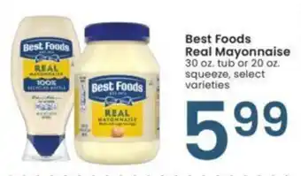 Albertsons Best Foods Real Mayonnaise offer