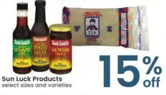 Albertsons Sun Luck Products offer