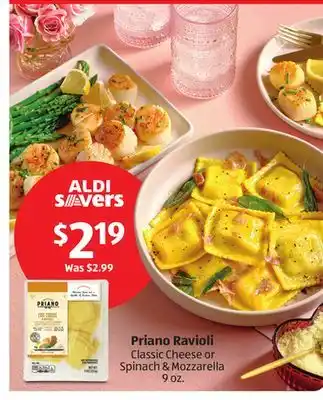 Aldi Priano Ravioli Classic offer